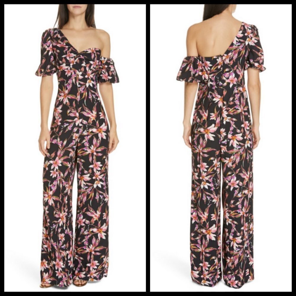 💕AMUR💕 Jax Jumpsuit ~ Floral Print Size 0 - Picture 2 of 13